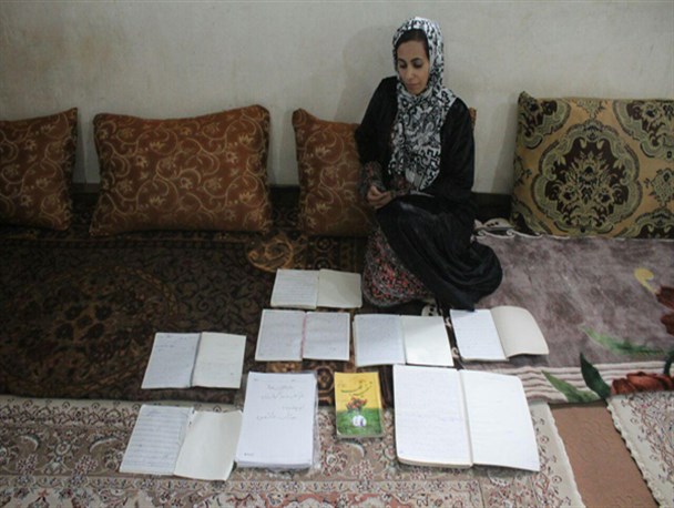 نویسنده ای که حتی یک روز به مدرسه نرفته است