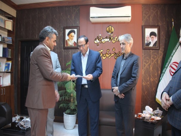 رئیس جدید اداره منابع طبیعی وآبخیزداری شهرستان قاینات معرفی شد