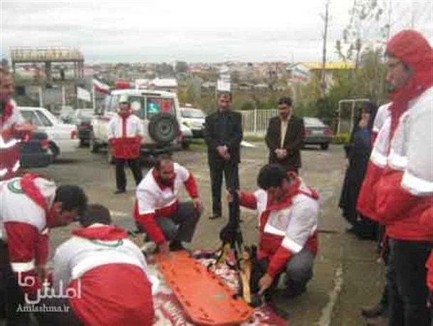 برگزاری دوره باز آموزی طرح امداد ونجات زمستانه هلال احمر در املش