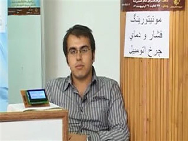 جوان زنجانی مانیتورینگ فشار و دمای چرخ اتومبیل را اختراع کرد+تصاویر