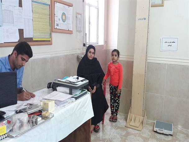 اجرای بررسی ملی تن سنجی کودکان زیر پنج سال در شهرستان دشتی
