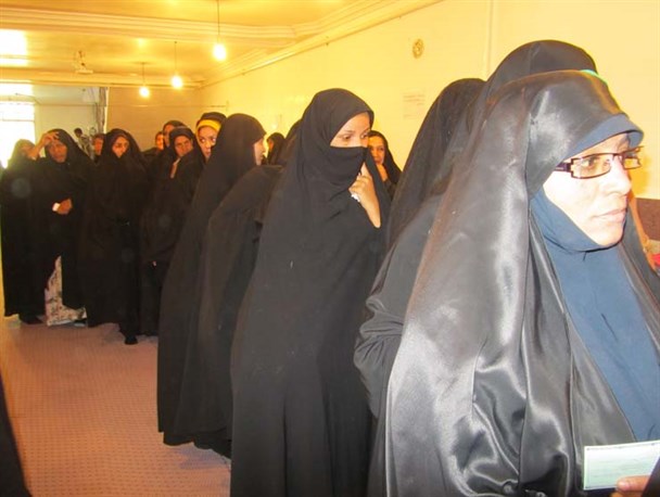 حضور ۹۷درصدی مداحان درسومین دوره انتخابات کانون مداحان و شعرای آیینی در حاجی آباد