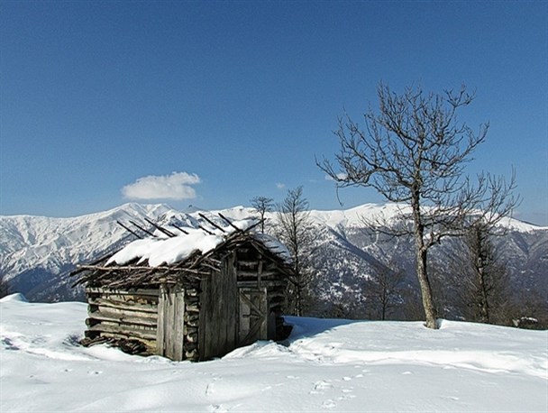 منطقه امام زاده اسحاق در سرمای زمستان