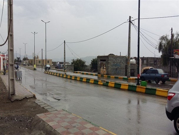 بارش اولین باران زمستانی در بشاگرد