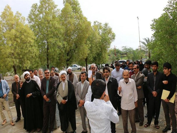 تجمع اعتراض آمیز جامعه دانشگاهی دانشگاه هرمزگان به اعدام شیخ نمر