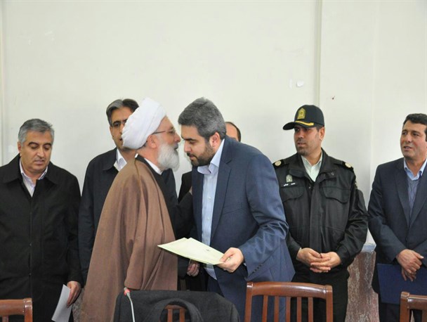 مراسم تودیع و معارفه بخشدار ایلخچی برگزار شد