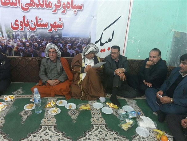 سران عشایر و طوایف عرب شهرستان باوی طومار "منع تیراندازی در مراسمات" را امضاء کردند + تصاویر