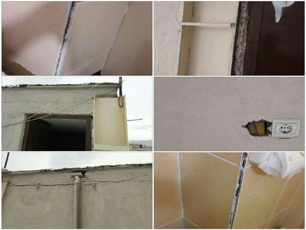 ۹ سال انتظار برای دریافت خانه هایی نامستحکم+عکس