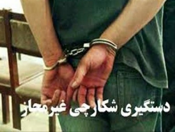 دستگیری شکارچی غیرمجاز مرغابی در دلیجان+عکس