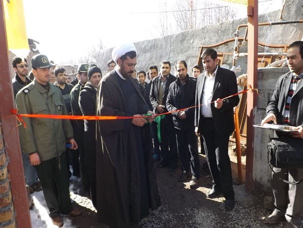افتتاح خانه محروم در روستای داراب از توابع شهرستان سراب