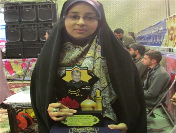 پیام  دختر شهید دریساوی مدافع حرم خطاب به داعش