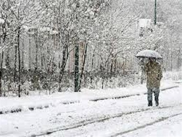 بارش برف فردا در استان/ کاهش 8 تا 12 درجه ای دما