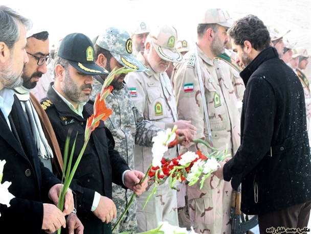 مزار شهدای پلدشت غبارروبی و گلباران شد + تصاویر