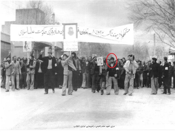 شهید اسدآبادی که انتظامات راهپیمایی 22 بهمن اوایل انقلاب بود+عکس