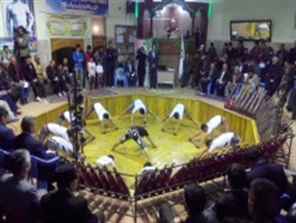 برگزاری گلریزان در زورخانه پوریای ولی گلپایگان