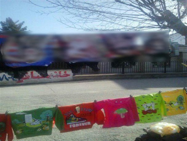 فروش آزادانه لباس هایی با تصاویر مستهجن در یاسوج / هیچ نظارتی در یاسوج وجود ندارد+تصاویر