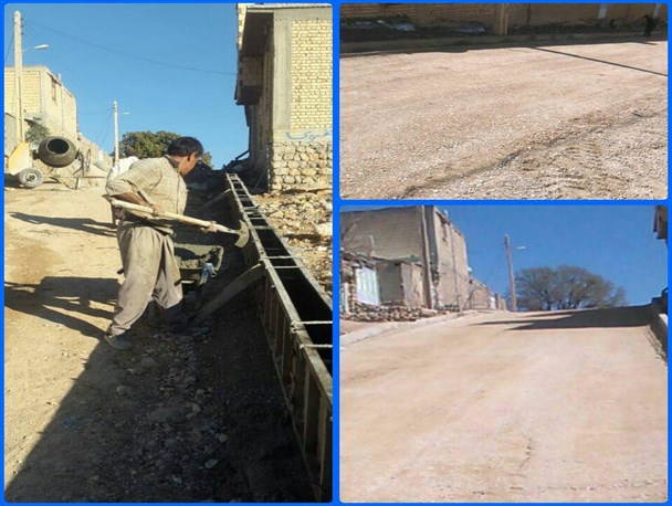 آغاز عملیات جدول کشی ، زیر سازی و آسفالت کوچه های روستای شیاسی