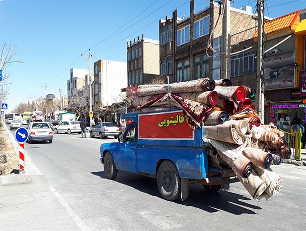 رونق قالیشویی ها در آستانه عید نوروز