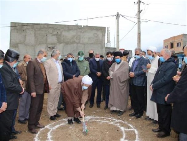 کلنگ زنی احداث خانه امام جمعه شهرستان گالیکش+ تصاویر