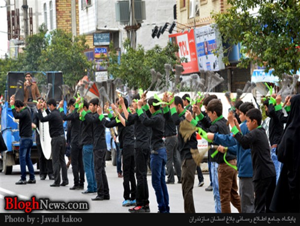 اقامه عزای فاطمی جویباری ها در قاب تصویر