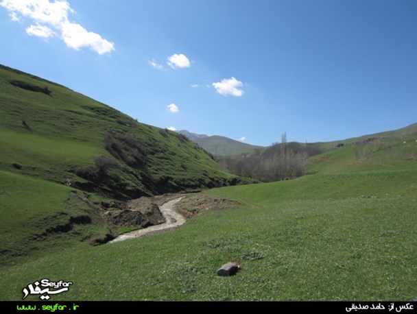 طبیعت بهاری روستای "قوزلو" از دریچه دوربین