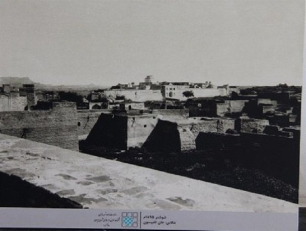 نمایی از شهر شوشتر در سال ۱۸۹۵ میلادی+عکس