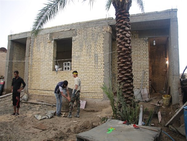 شمارش معکوس برای افتتاح ۲ واحد مسکونی ویژه دو خانواده محروم در روستای غُریبه