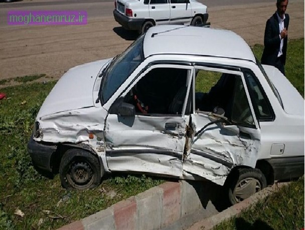 تصادف شدید در روستای «قره قاسملو» از توابع بیله‌سوار+عکس
