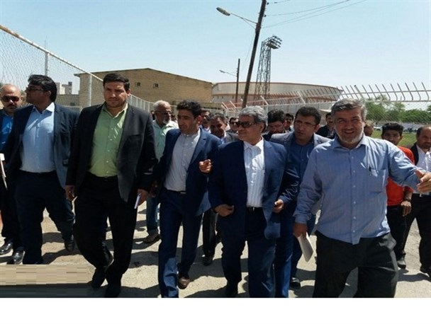 مدیرکل ورزش و جوانان استان به همراه نماینده از مجموعه ورزشی تختی رامهرمز بازدید کرد+تصاویر