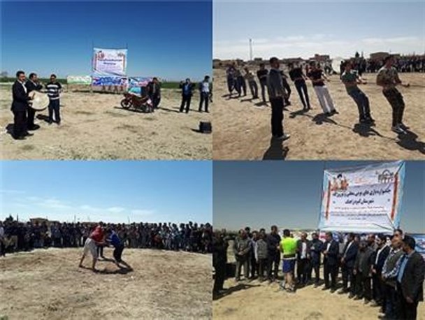 برگزاری جشنواره بازیهای بومی محلی در روستای خان آباد کبودرآهنگ