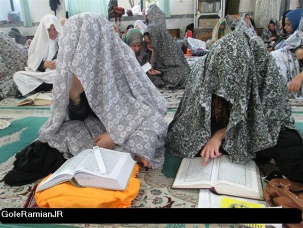 برگزاری مراسم پرفیض اعمال ام داوود در مسجد جامع رامیان+تصاویر