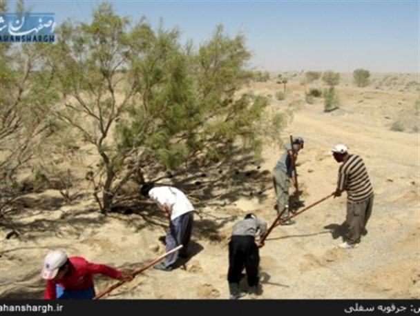 مبارزه با موش صحرایی ۱۶۶ هکتار از بیابان های جرقویه سفلی