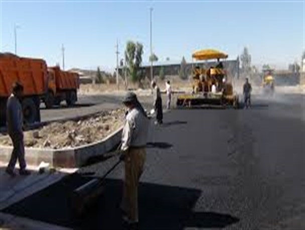 عملیات آسفالت ریزی خیابانها و کوچه های اردل آغاز شد