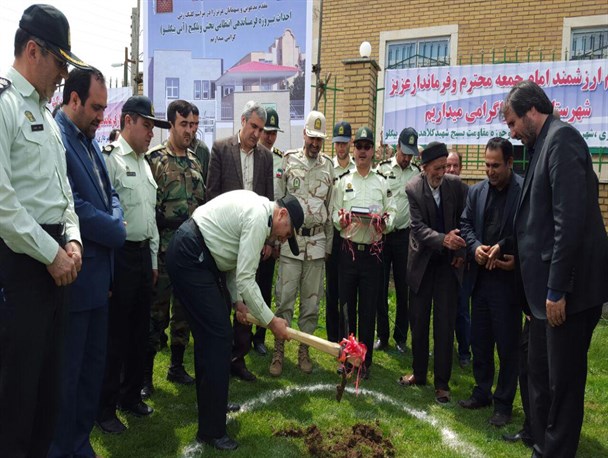 احداث پروژه فرماندهی انتظامی بخش ویلکیج نمین کلنگ زنی شد