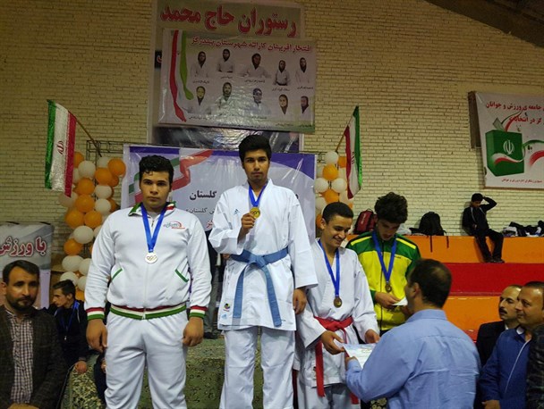 " امیرحسین میرزایی " نشان طلا دومین المپیاد ورزشی گلستان را کسب کرد + تصاویر