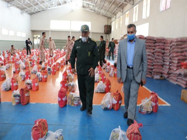 توزیع ۱۷۰۰ بسته معیشتی در میاندوآب
