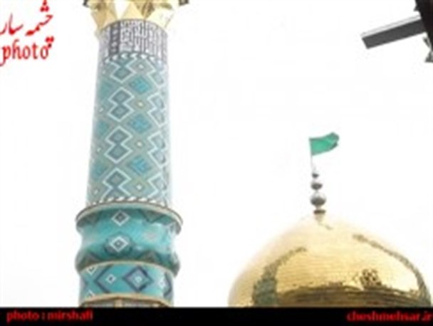 گزارش تصویری ورود ضریح جدید امامزاده احمد علیه السلام به خوانسار