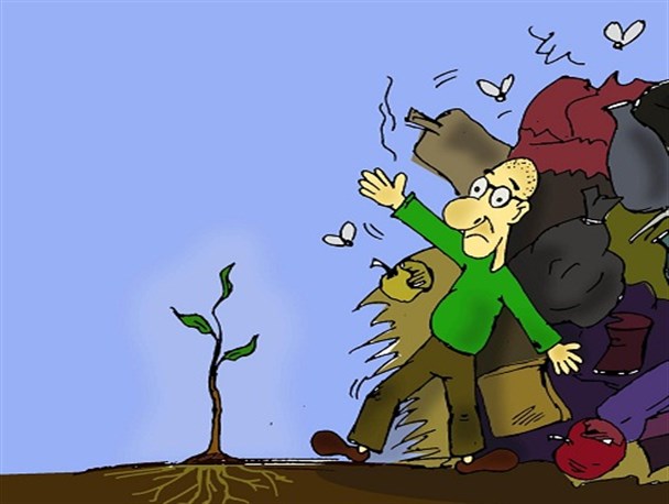 محیط زیست؛ دیگر نیست!/ کاریکاتور