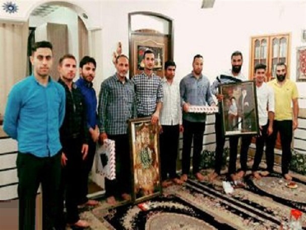 تقدیر از مداحان دعای کمیل صفی‌آباد +تصاویر