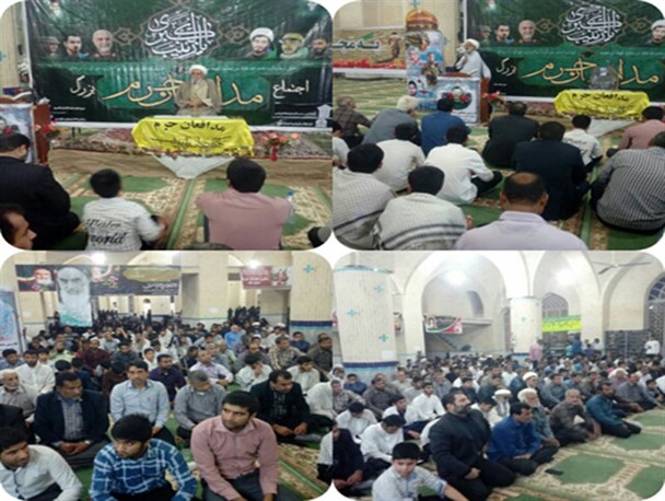 اجتماع مدافعان حرم در شهرستان کهنوج برگزار شد/تصاویر