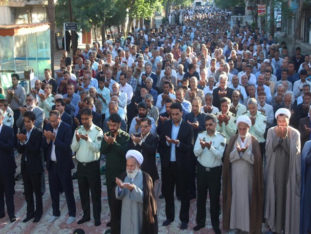 نماز عید فطر در شهرستان خلیل آباد اقامه شد