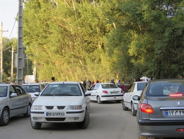تفرجگاه بولاغلار نیر مملو از مسافران تابستانی+تصاویر