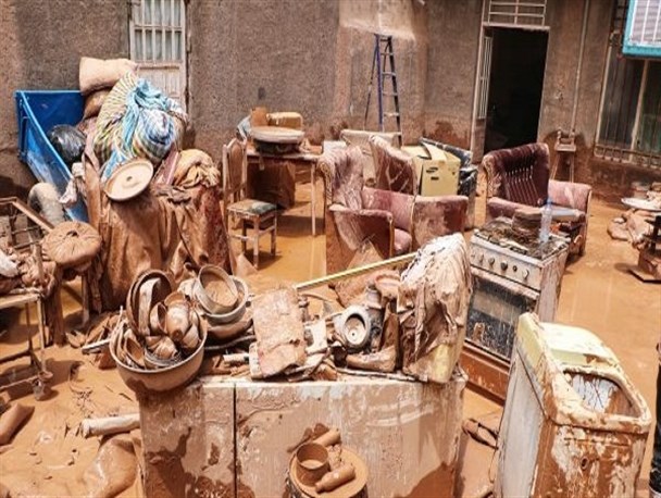 سیلی سیل به رفسنجانی‌ها/ وسایل و آسایشی که با هجوم سیل ویران شد