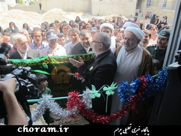 مسجد امام رضا(ع) چرام افتتاح شد + تصاویر