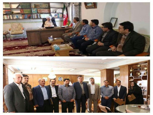 دیدار تعاونگران با امام جمعه و فرماندار میاندوآب + تصاویر