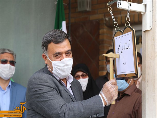 آیین نواختن زنگ آغاز سال تحصیلی جدید در دبیرستان پیامبر اعظم (ص) سمنان
