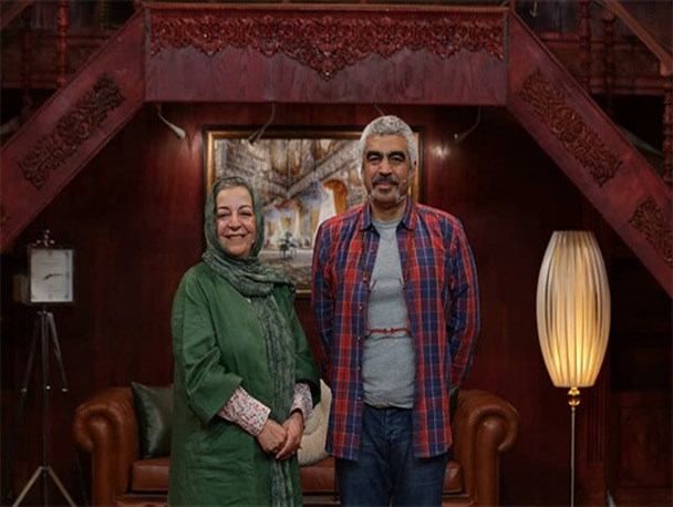 مرضیه برومند مهمان افتتاحیه «کتاب باز» شد/ رونمایی از دکور جدید