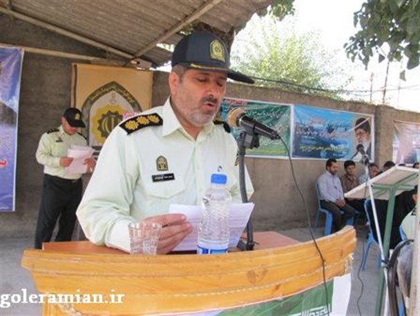تشریح عملکرد نیروی انتظامی شهرستان رامیان در سال 93