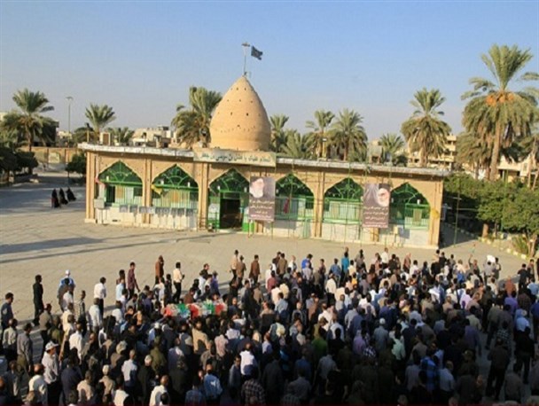عکس: تشییع زائر جان‌باخته فاجعه منا در جهرم