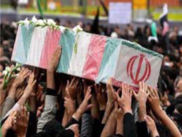 پیکر پاک شهید حسینعلی سبحانیان در نیمروز تشییع شد